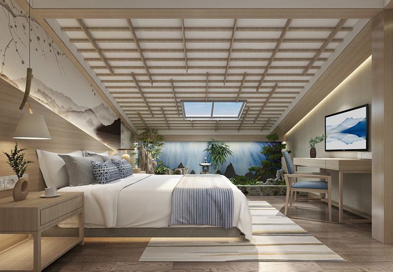 河北吾悅新中式精品酒店裝修設計公司案例(圖5) 河北吾悅新中式精品酒店裝修設計公司案例(圖5)