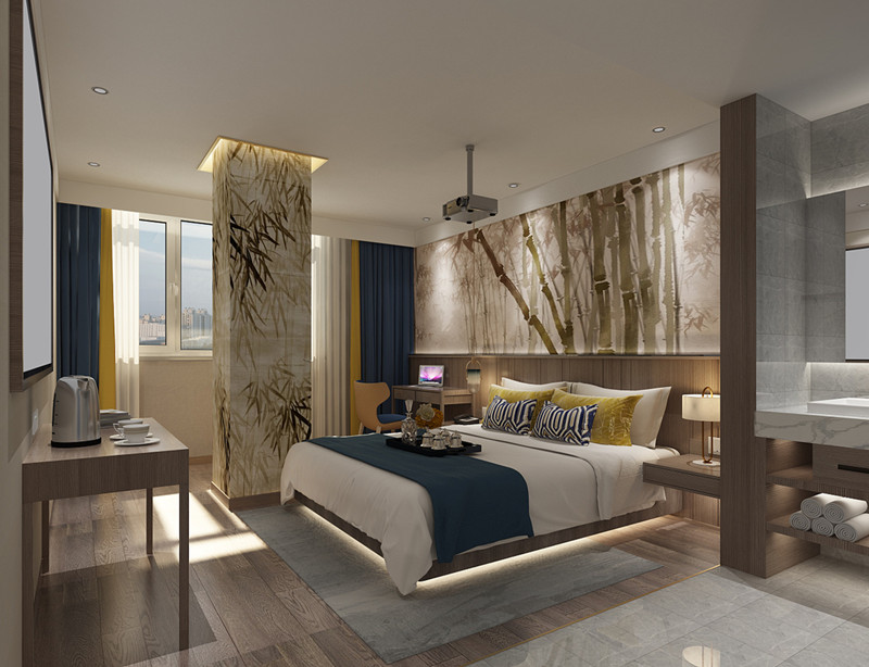 河北吾悅新中式精品酒店裝修設計公司案例(圖6) 河北吾悅新中式精品酒店裝修設計公司案例(圖6)