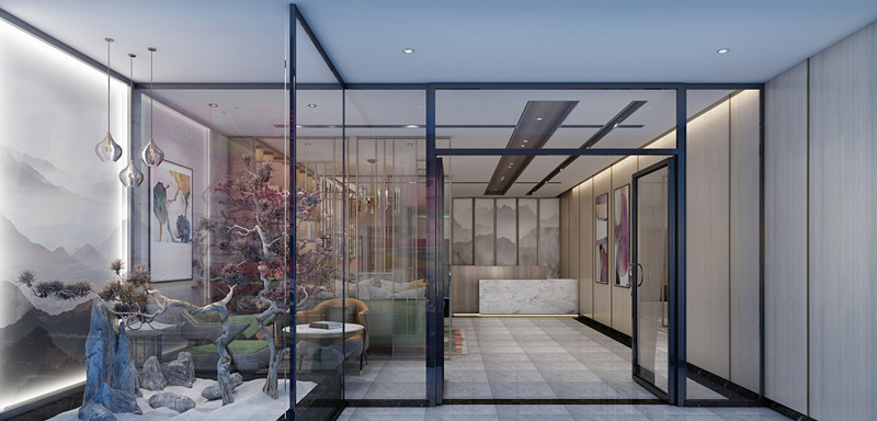 河北吾悅新中式精品酒店裝修設計公司案例(圖1) 河北吾悅新中式精品酒店裝修設計公司案例(圖1)