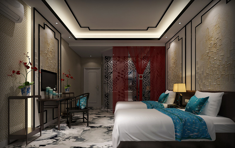 北京樂酷花園主題酒店裝修設(shè)計公司案例(圖8) 北京樂酷花園主題酒店裝修設(shè)計公司案例(圖8)