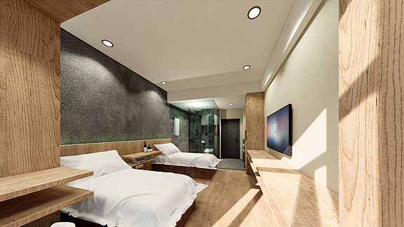 長沙綠地之窗主題酒店裝修設計公司案例(圖3)