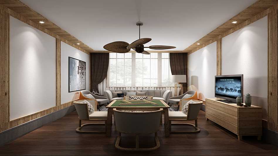 重慶龍頭山滑雪場度假酒店裝修設計公司案例(圖5)