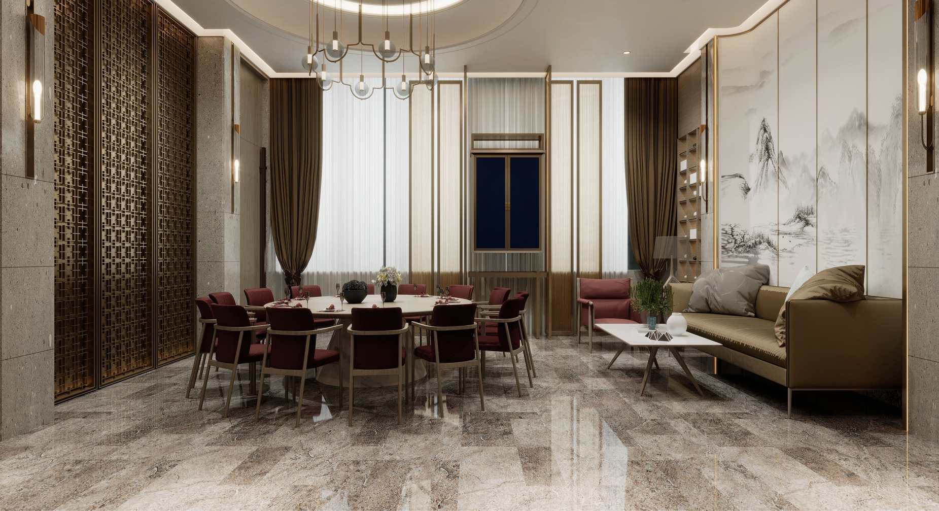 星級(jí)酒店設(shè)計(jì)餐廳布局規(guī)劃的主要方面有哪些？(圖1)