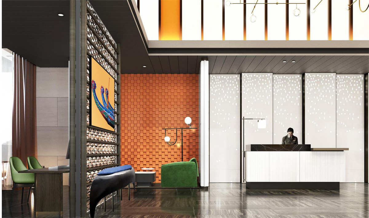 廣東佛山希爾頓歡朋四星級酒店裝修設計(圖3) 廣東佛山希爾頓歡朋四星級酒店裝修設計(圖3)