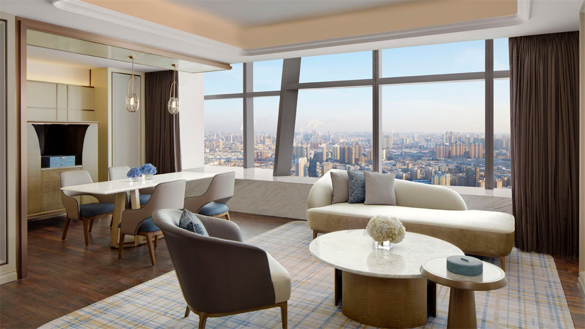 哈爾濱富力麗思卡爾頓五星級酒店裝修設計方案(圖8) 哈爾濱富力麗思卡爾頓五星級酒店裝修設計方案(圖8)