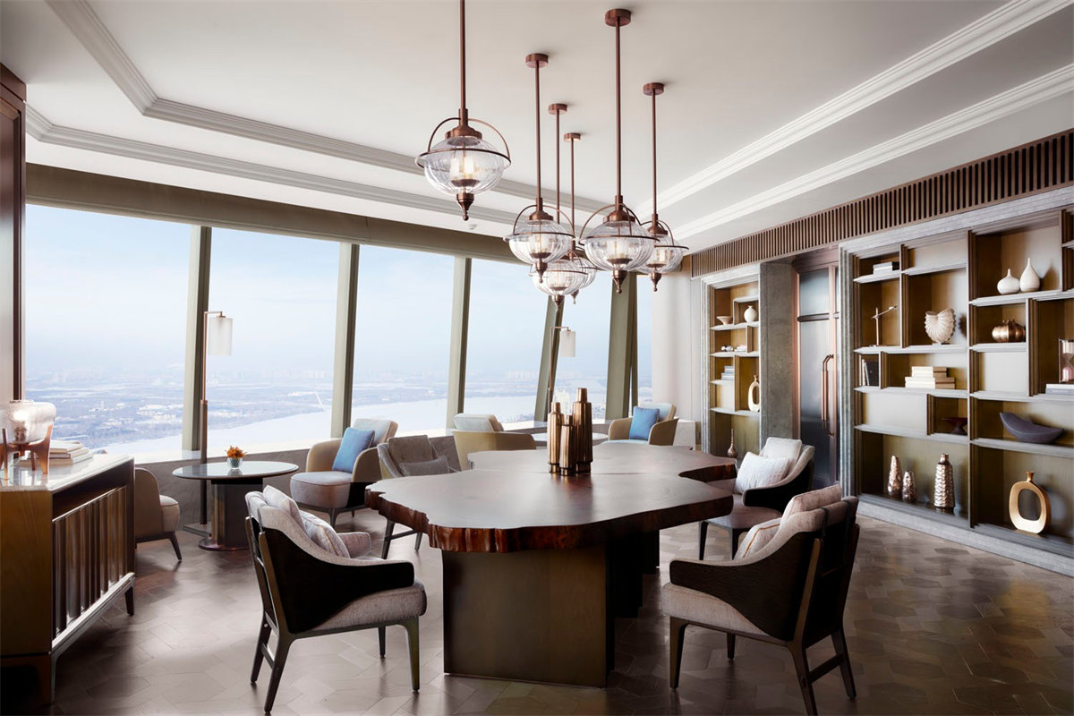 哈爾濱富力麗思卡爾頓五星級酒店裝修設計方案(圖11) 哈爾濱富力麗思卡爾頓五星級酒店裝修設計方案(圖11)