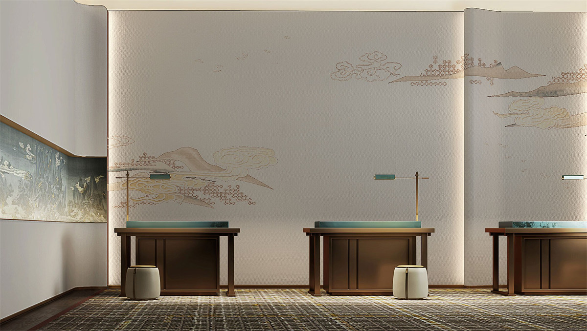 德陽文悅花園四星級(jí)度假酒店裝修設(shè)計(jì)效果圖(圖2) 德陽文悅花園四星級(jí)度假酒店裝修設(shè)計(jì)效果圖(圖2)