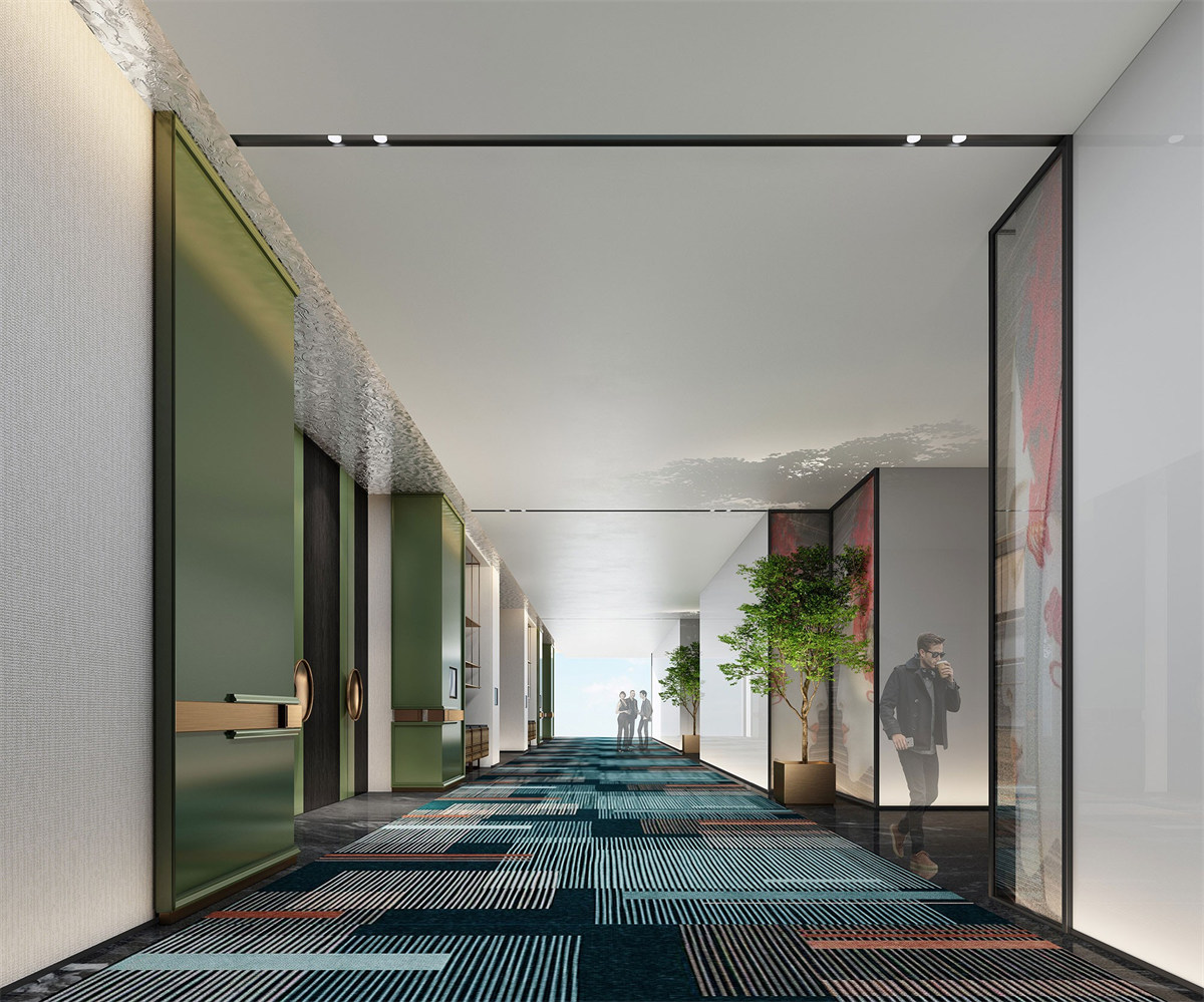 德陽文悅花園四星級(jí)度假酒店裝修設(shè)計(jì)效果圖(圖5) 德陽文悅花園四星級(jí)度假酒店裝修設(shè)計(jì)效果圖(圖5)