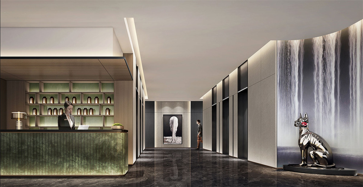 德陽文悅花園四星級(jí)度假酒店裝修設(shè)計(jì)效果圖(圖6) 德陽文悅花園四星級(jí)度假酒店裝修設(shè)計(jì)效果圖(圖6)