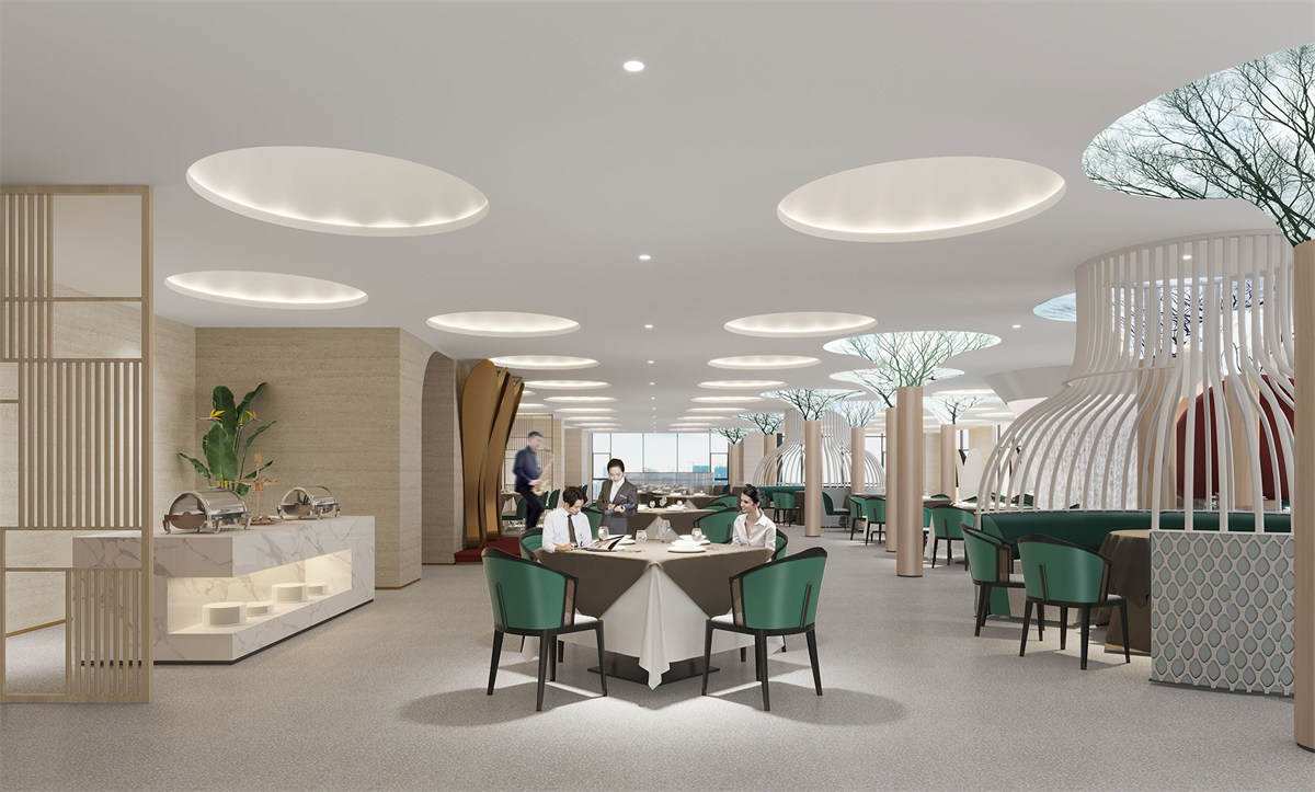 德陽文悅花園四星級(jí)度假酒店裝修設(shè)計(jì)效果圖(圖16) 德陽文悅花園四星級(jí)度假酒店裝修設(shè)計(jì)效果圖(圖16)