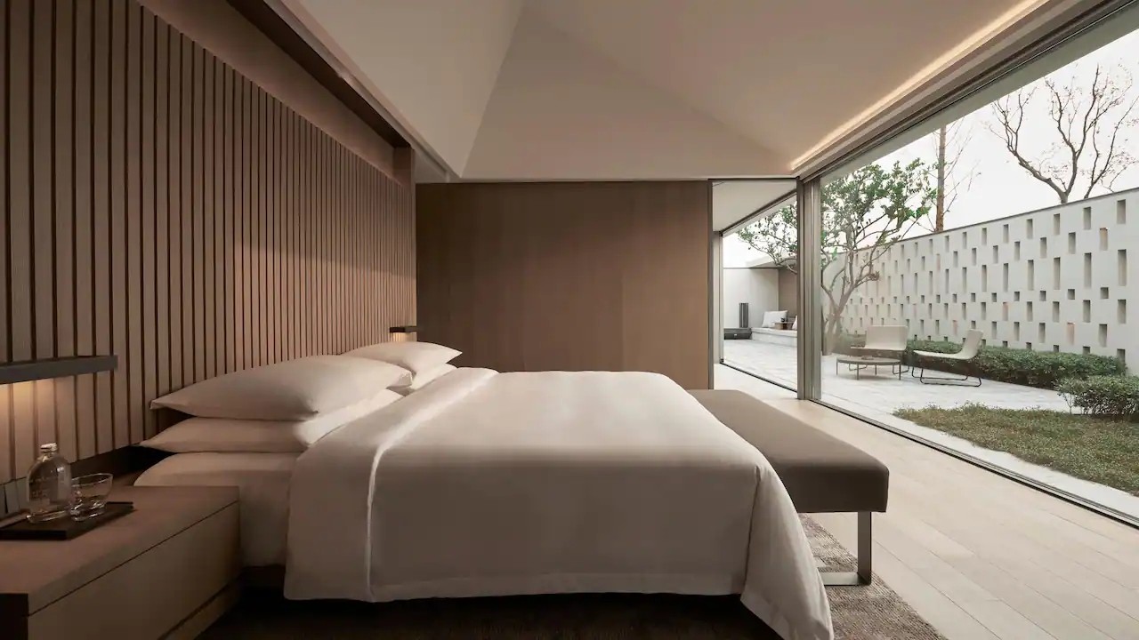 烏鎮(zhèn)阿麗拉極簡東方美學度假酒店裝修設計案例(圖11)