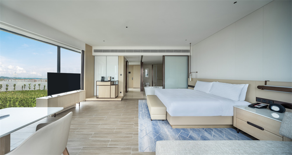 四川遂寧觀音湖圣蓮島萬(wàn)豪酒店裝修設(shè)計(jì)案例(圖12)