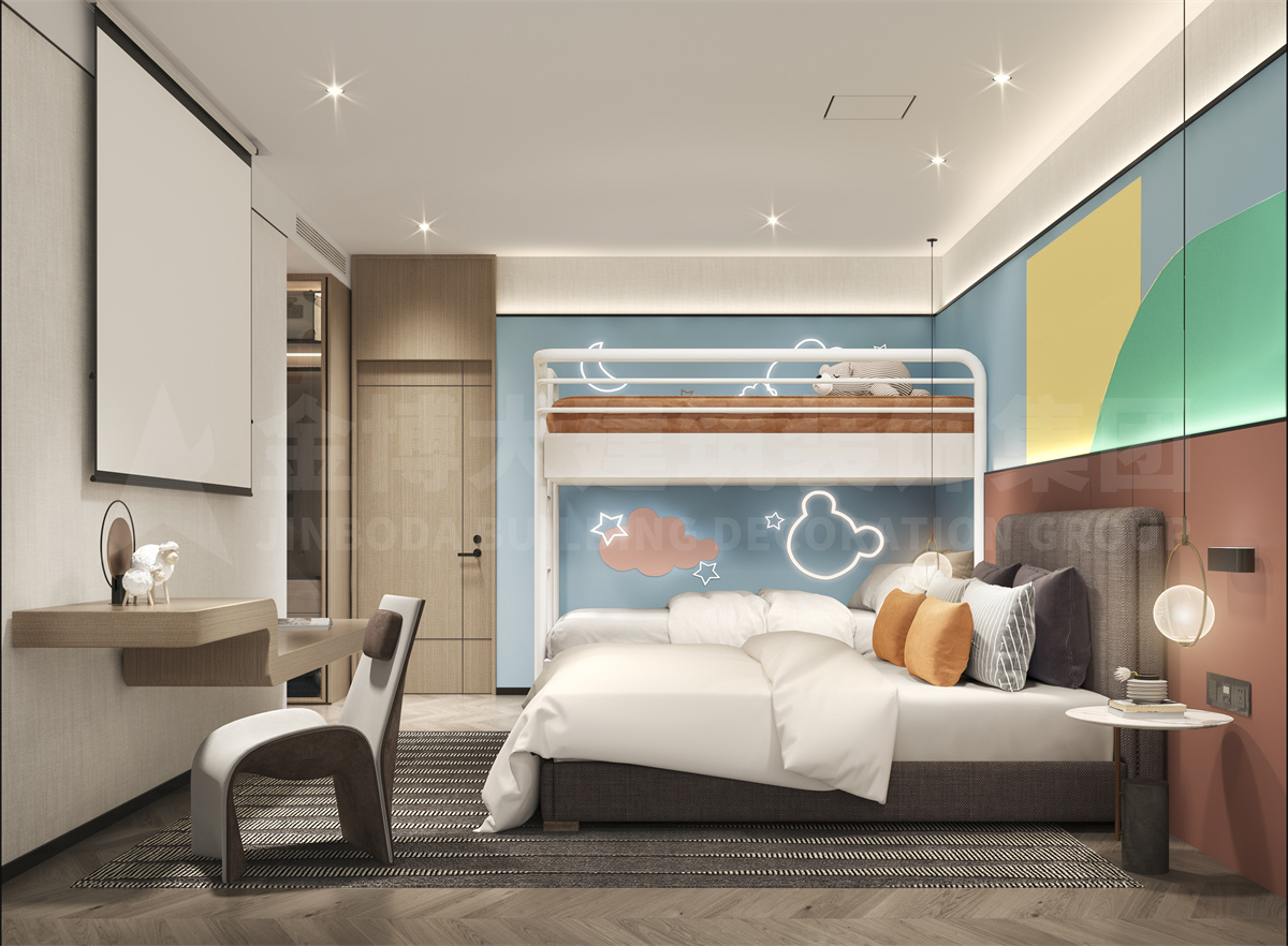 許昌云朵精品酒店設計案例(圖6) 親子房.jpg