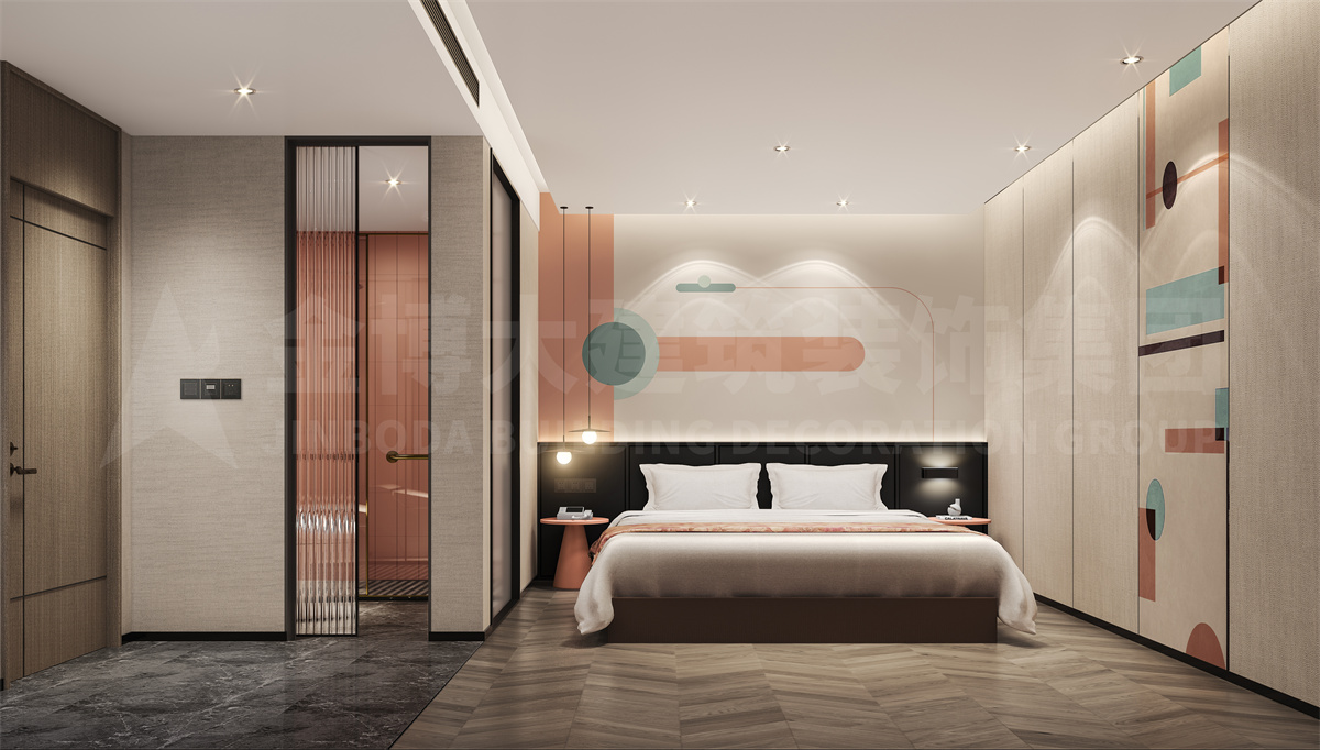 許昌云朵精品酒店設計案例(圖7) 情侶房.jpg