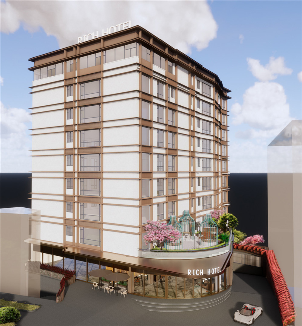 RICH HOTEL精品酒店外觀裝修設(shè)計(jì)方案 RICH HOTEL精品酒店外觀裝修設(shè)計(jì)方案