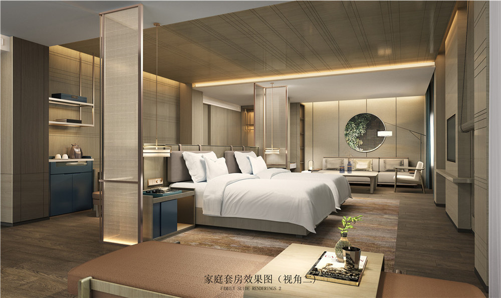 洛陽富饒商務酒店套房臥室裝修設計效果圖 洛陽富饒商務酒店套房臥室裝修設計效果圖