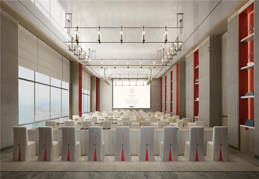 西安秦都傳奇星級酒店會議室裝修設(shè)計效果圖