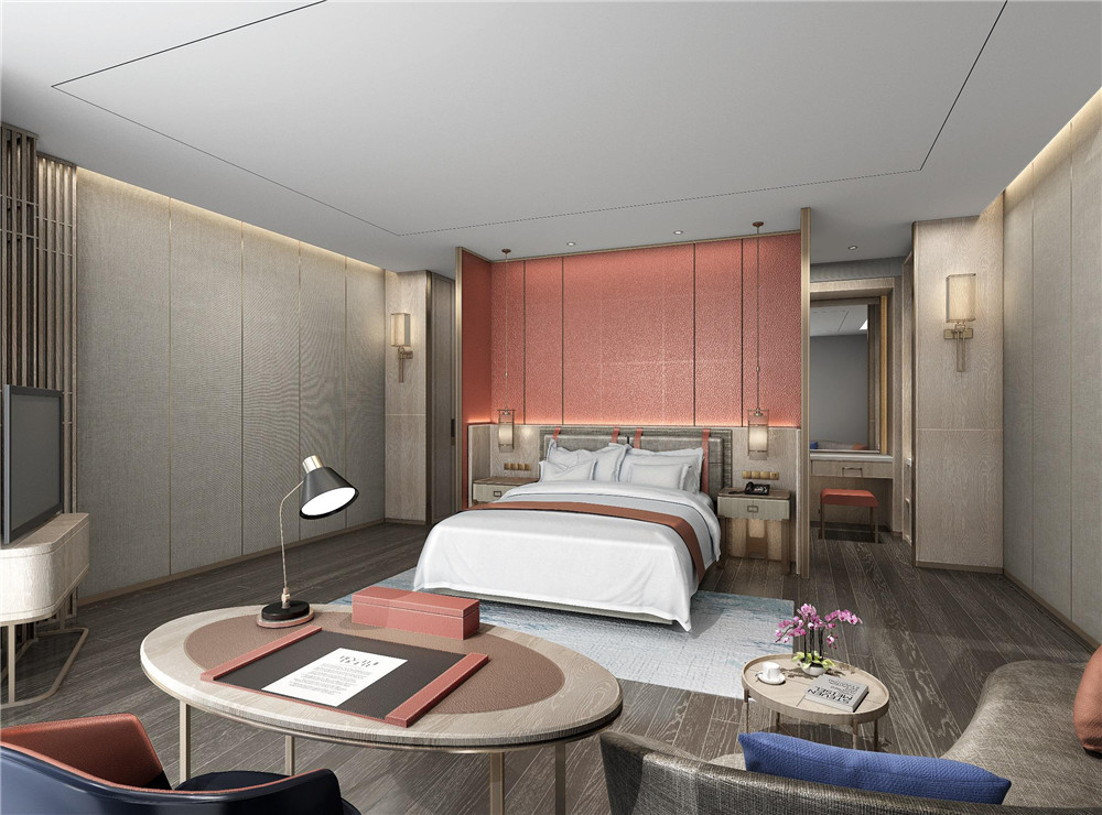 西安秦都傳奇星級酒店客房裝修設(shè)計效果圖