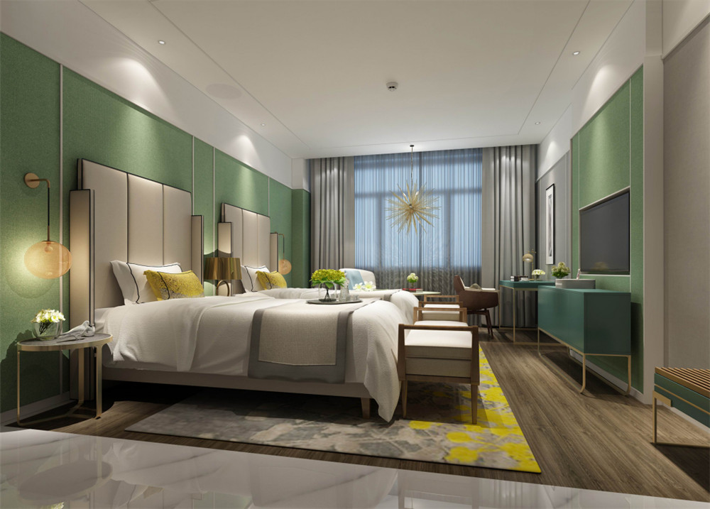 陜西華陽國際飯店五星級(jí)酒店客房裝修設(shè)計(jì)效果圖 陜西華陽國際飯店五星級(jí)酒店客房裝修設(shè)計(jì)效果圖