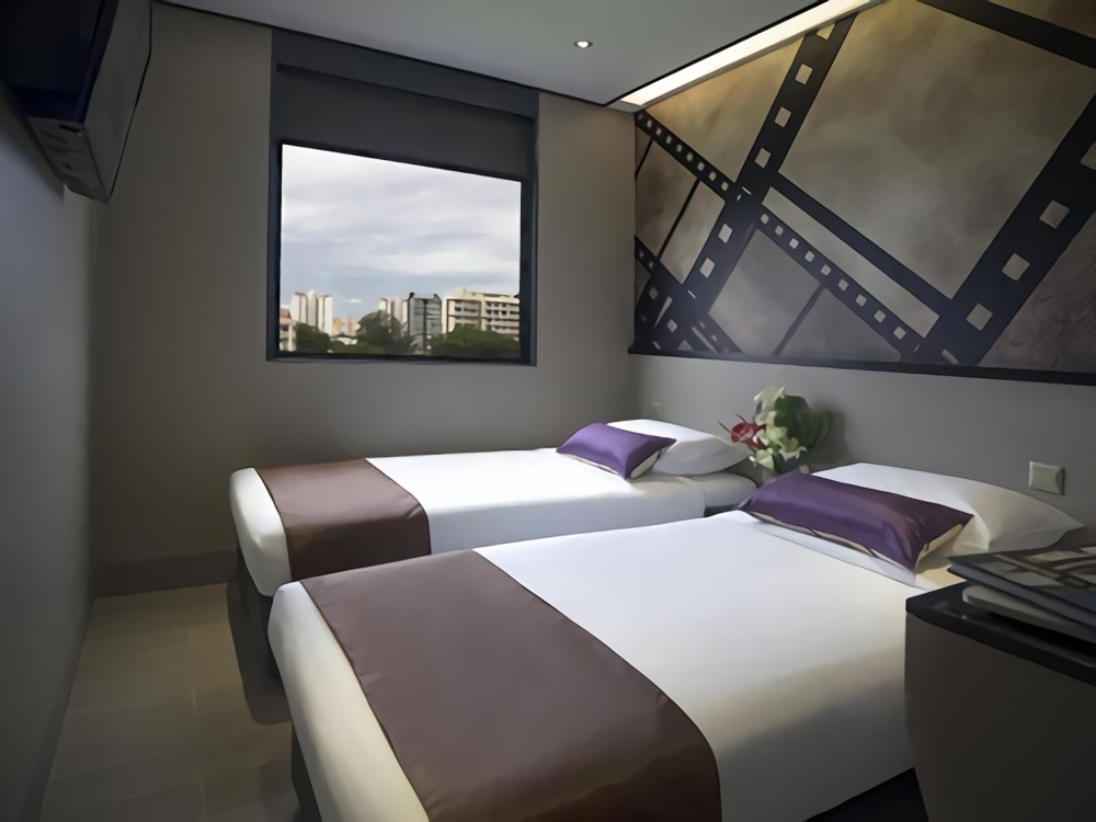 鄭州影院快捷酒店裝修設計案例 鄭州影院快捷酒店裝修設計案例