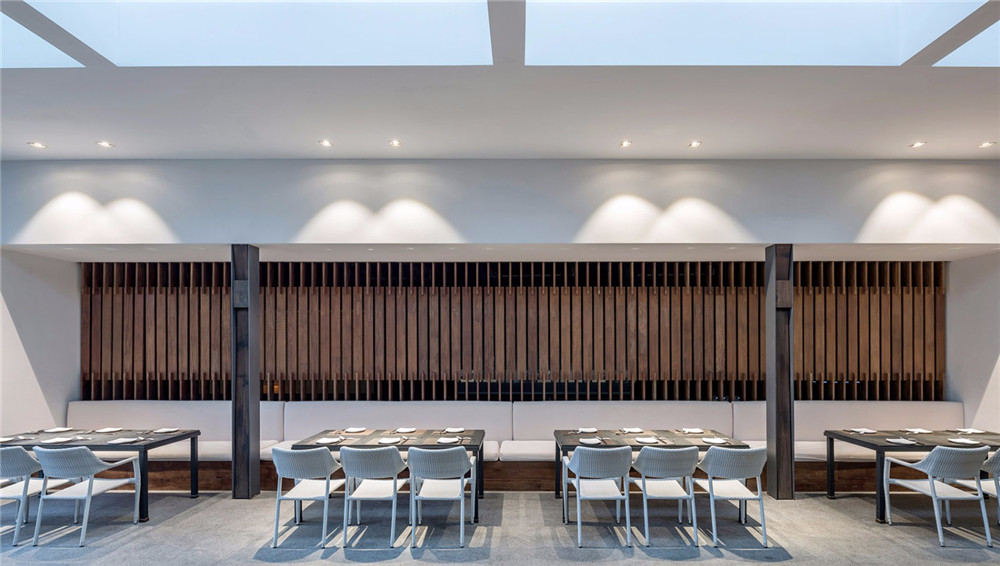 明谷行館新中式溫泉度假酒店裝修(圖11) 明谷行館新中式溫泉度假酒店餐廳裝修設計方案