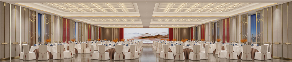 信陽(yáng)光州盛達(dá)酒店宴會(huì)廳升級(jí)改造設(shè)計(jì)(圖5) 信陽(yáng)光州盛達(dá)酒店餐飲宴會(huì)廳升級(jí)改造裝修設(shè)計(jì)方案