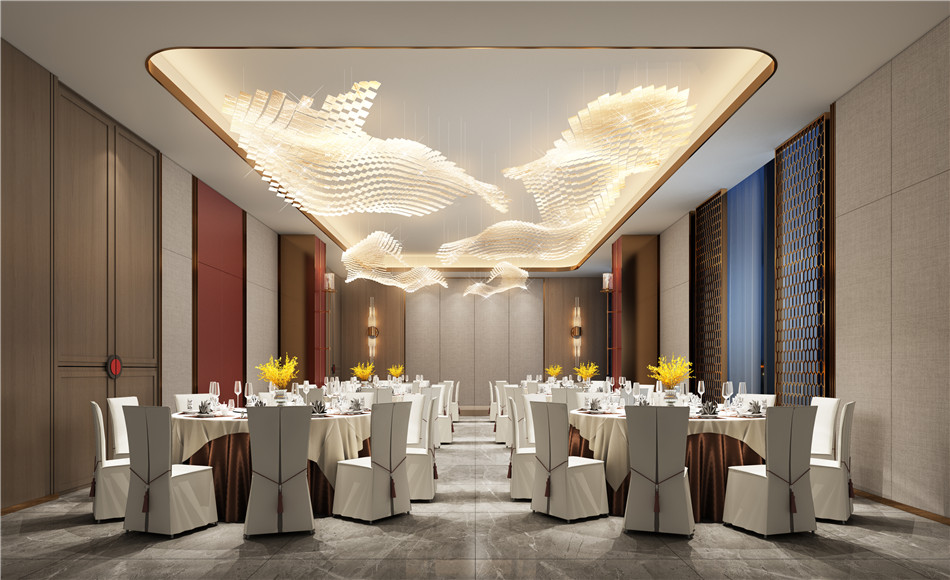 信陽(yáng)光州盛達(dá)酒店宴會(huì)廳升級(jí)改造設(shè)計(jì)(圖7) 信陽(yáng)光州盛達(dá)酒店餐飲宴會(huì)廳升級(jí)改造裝修設(shè)計(jì)方案