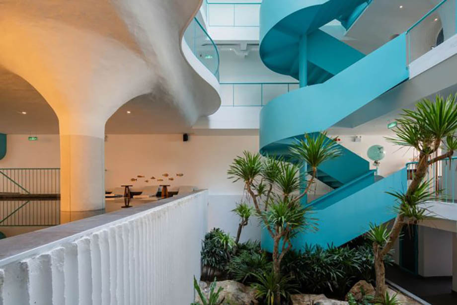 越南蒂芙尼藍酒店裝修設(shè)計案例(圖4)